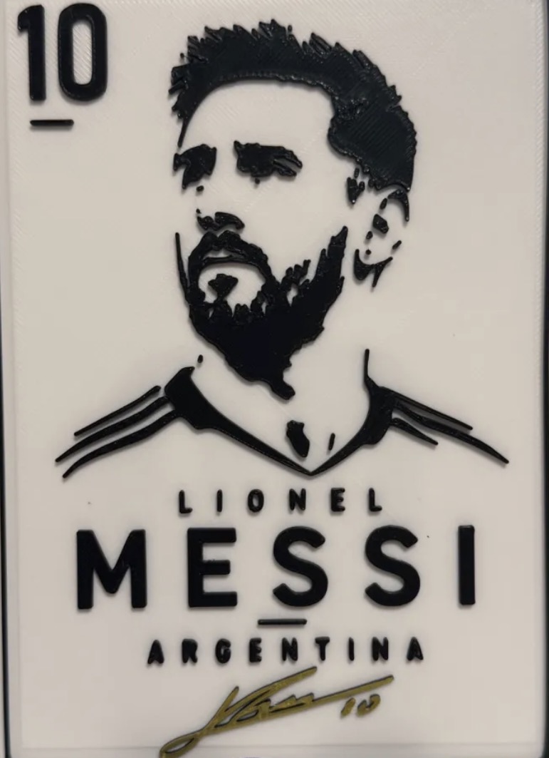 Lionel Messi Plaque